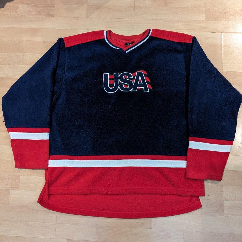 Vintage USA Hockey Fleece - XL - Made in Canada